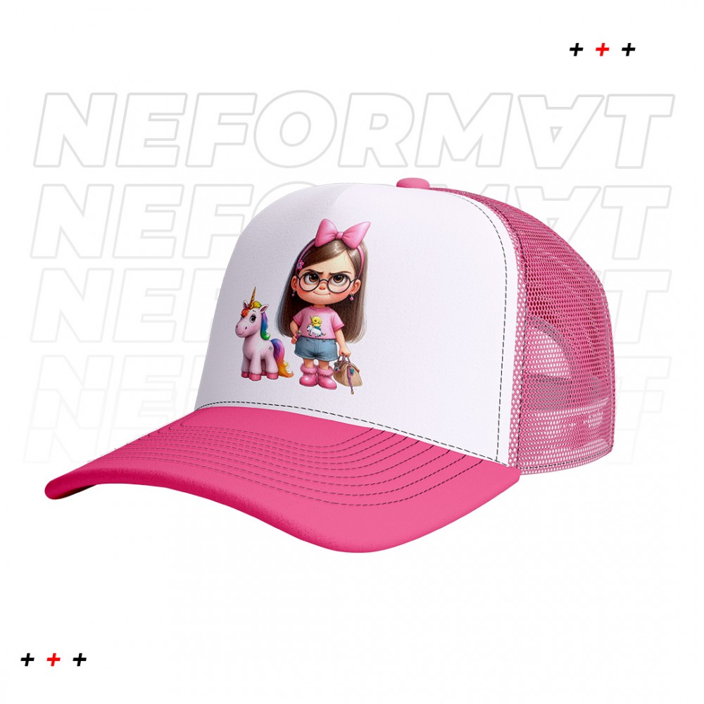 Бейсболка детская Девочка и единорог