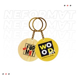 Брелок круглый с лого