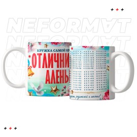 Кружка с таблицей умножения