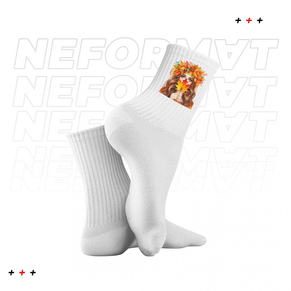 Носки "Девушка-осень"