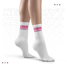 Носки "Больше всего в мире люблю своего мужа"