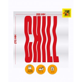 Термотрансфер «CHILL» (Red Edition)