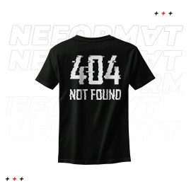 404 Not found, белая надпись