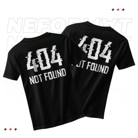 404 Not found, белая надпись