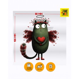 Киса с сердечком, Валентинка