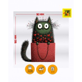 Котик в сумочке, Термовалентинка