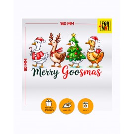 Merry Goosmas, Новогодний принт